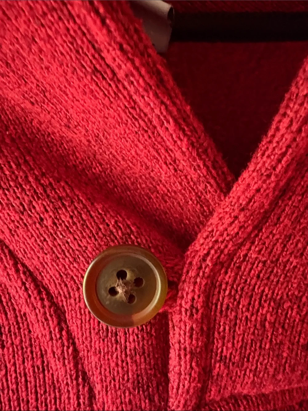 Old Navy Red Shawl-Collar Kids Sweater